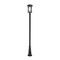 Z-Lite Jordan 1 Light Outdoor Post Mounted Fixture, Black And Clear Seedy 570PHXL-519P-BK - alternate 1